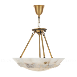 Люстра Cloyd TELEMACH C5 / Ø50 см - алебастр - латунь (арт.12346)