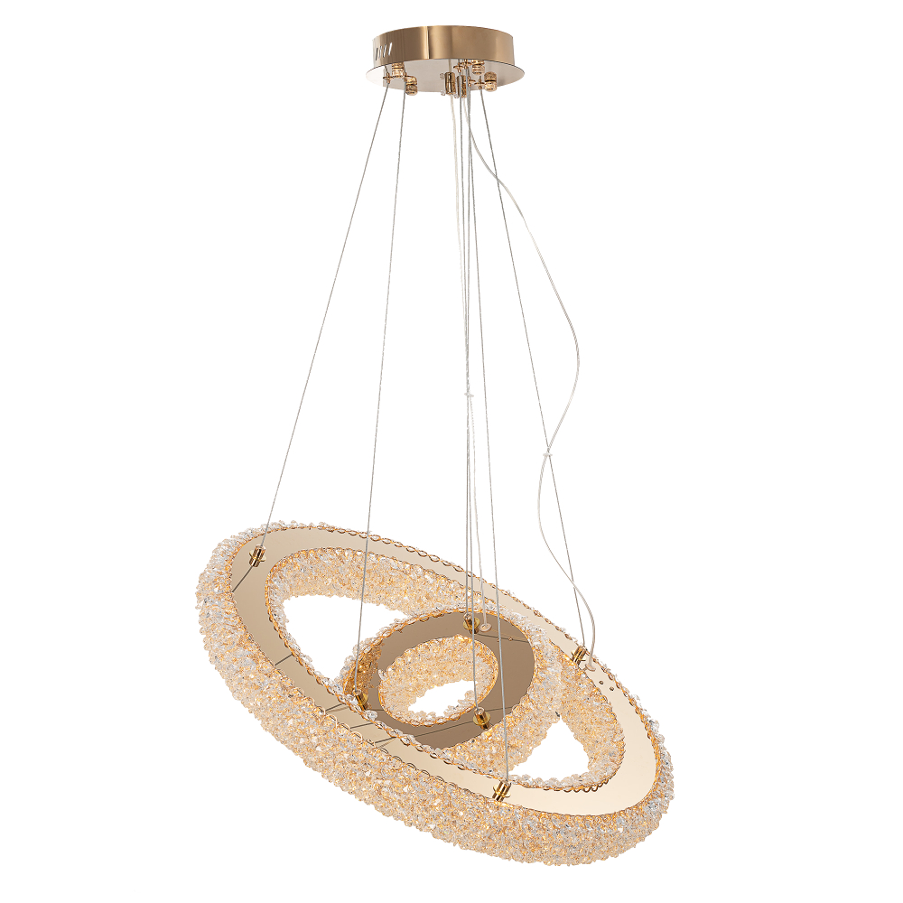 Citilux CLOUDY CL323172 LED Люстра хрустальная подвесная