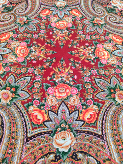 Павловопосадский платок Подарок с ярмарки 1858-5