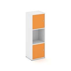 Locker plus Комплект №1 LK.K-001 Белый/Оранжевый 408*350*1203