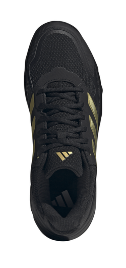 Теннисные кроссовки Adidas CourtJam Control 3 - core black/gold metallic/core black
