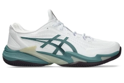 Мужские кроссовки теннисные Asics Court FF 3 Clay - white/foggy teal