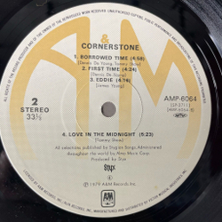 Винтажная виниловая пластинка LP Styx Cornerstone (Japan 1979) (Obi) Boat On The River
