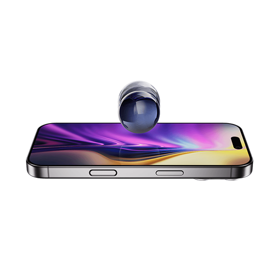 Защитное стекло Blupebble Graphene Rock Series Tempered Glass Screen для iPhone 17Pro Max (BP-ROCKIP17MAXAP-CL) Clear