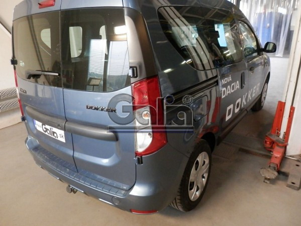 Оцинкованный фаркоп на Renault Dokker 2017-2019, Dacia Dokker 2012-2021, Renault Express 2020- (без электрики), Galia D045C