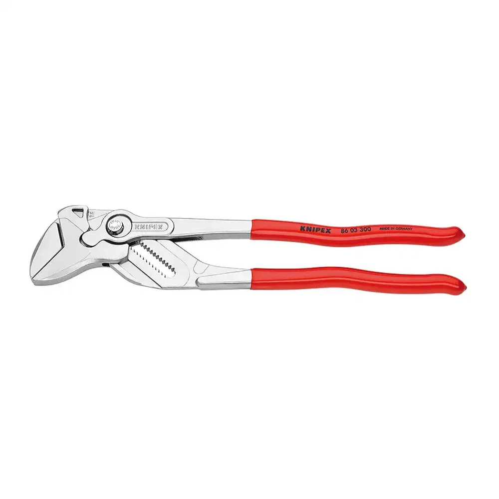 Клещи переставные-гаечный ключ хромированные 300 мм Knipex 86 03 300