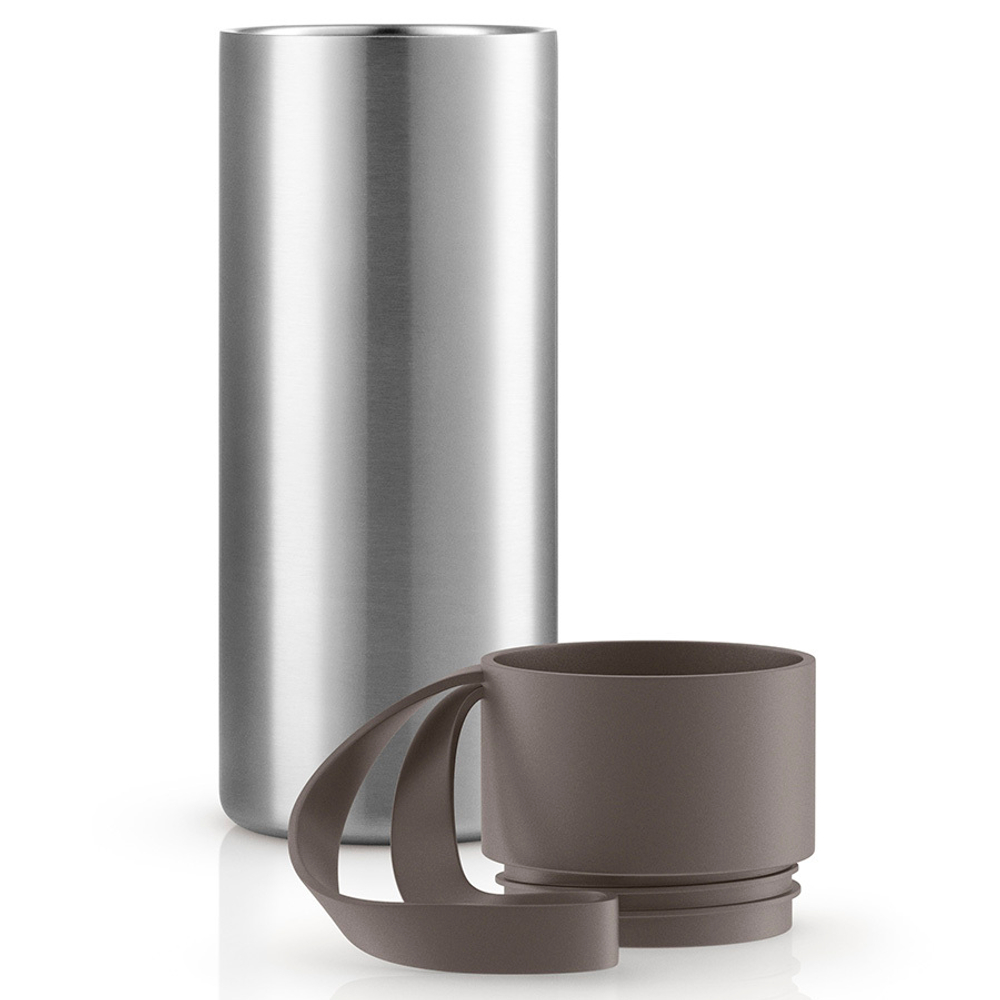 Термос to go, 350 мл, серо-коричневый