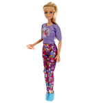 Кукла Карапуз 66001PET-S2-S-BB София 29 см руки и ноги сгиб, собака, акс