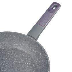 СКОВОРОДА С АНТИПРИГАРНЫМ ПОКРЫТИЕМ PFLUON MARBLE, 24*4,8 СМ