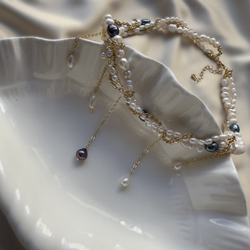 Колье "Жемчужный каскад"