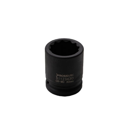 SI123430 Головка торцевая ударная 12-гранная ROSSVIK 3/4", 30мм