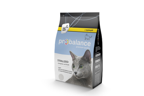 Сухой корм ProBalance Sterilized для стерилизованных кошек, 400 г