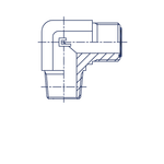 Штуцер FC90 D12 ORFS 13/16 - NPTF 3/8