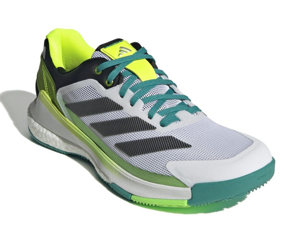 Мужские кроссовки для Падел Adidas Crazyquick Boost Padel - cloud white/core black/lime burst