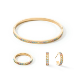 Серьги Coeur de Lion Multicolour Pastel Gold 0127/21-1590