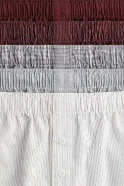 H&M Набор трусов-боксеров ( 5 шт.), красный