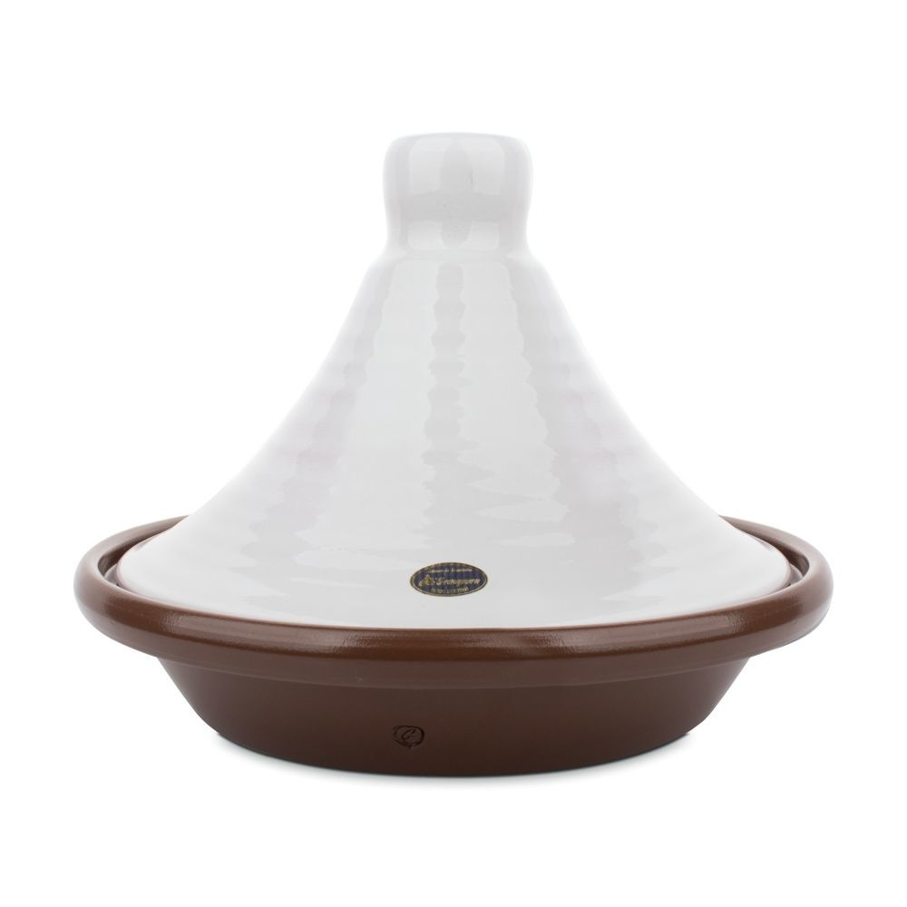 Сковорода тажин 28см Graupera Classic шоколадный-белый Испания