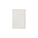 Klis Картина на льне с белым рельефным элементом 60 х 90 см