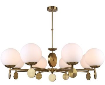 Люстра на штанге 8*Е27 2141/05/08P бронза Marsela Stilfort