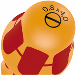 1060 i VDE Изолированная отвёртка Kraftform, шлицевая 0,8х4 мм 05051583001