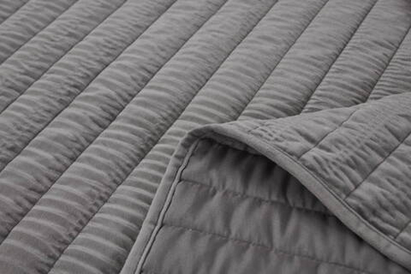 Покрывало 240x260 и 2 наволочки 50х70 Sofi De MarkO Фердинанд серое