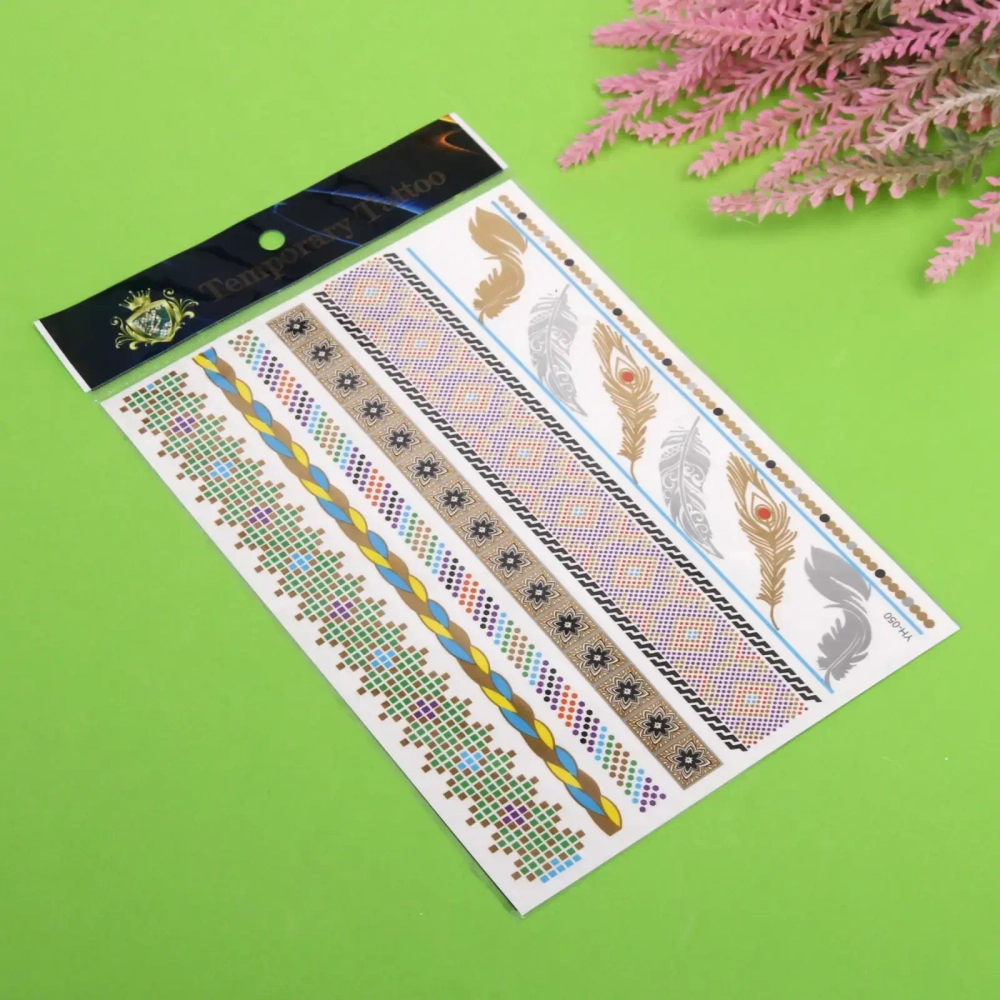 Наклейки переводные «Summer style - Пёрышки», 14,8*21см