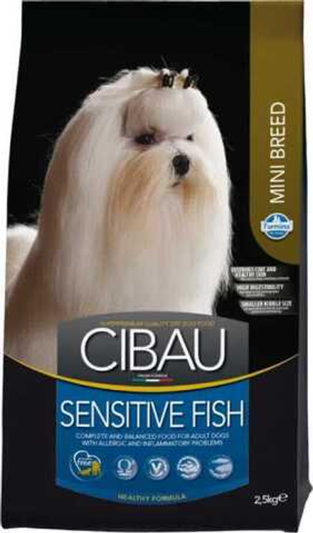 ЧИБАУ СЕНСИТИВ РЫБА МИНИ 2,5 кг CIBAU SENSITIVE FISH MINI 2,5 KG