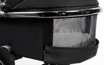 Детская коляска Peppy Tecla 3 в 1 с автокреслом Rise Milk Shadow Black Chrome Edition (Черный)