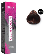 OLLIN COLOR 7/75 русый коричнево-махагоновый 100 мл Перманентная крем-краска для волос