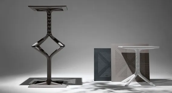 Пластиковый стол Clip 80х80 см агава