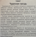 Томат Чудесная гроздь 20 шт СМТ62