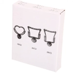 Зеркало настольное в пластиковой оправе «Версаль - Сердце», цвет розовый, двухстороннее, 21см