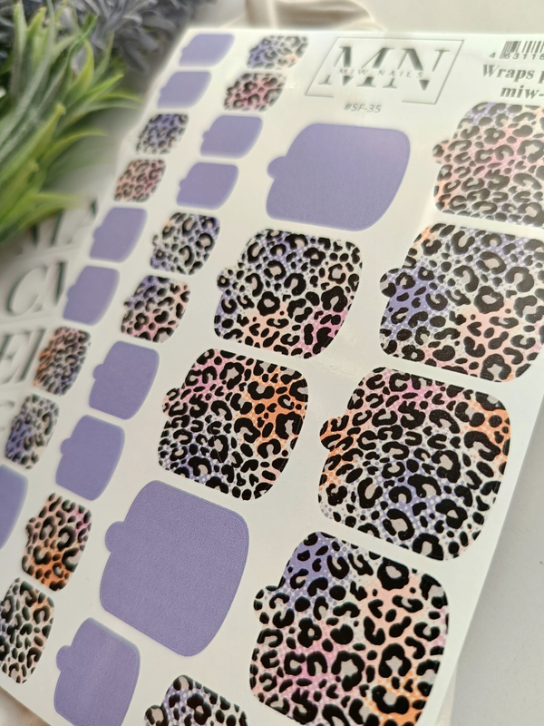 Плёнки для педикюра Wraps stickers SF-35
