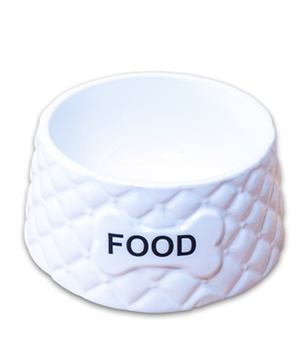 КерамикАрт миска керамическая Food белая 680мл, белая