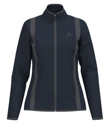 Женская Кофта теннисная Head Club 25 - небесный