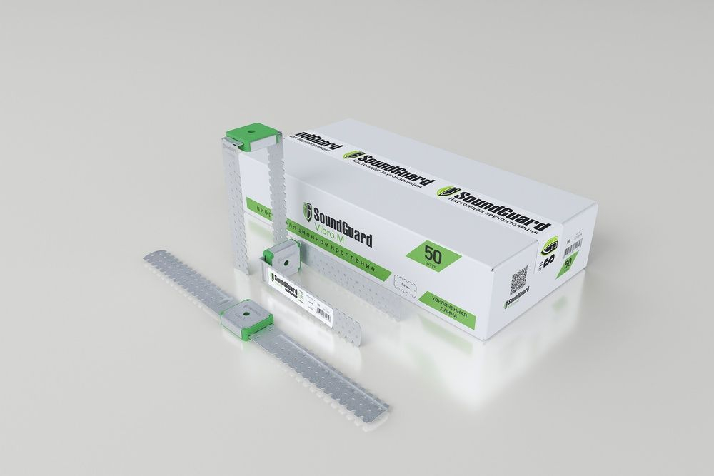 Виброизоляционное крепление SoundGuard Vibro М (10 шт/комплект)