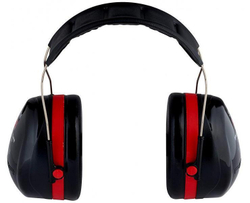 Наушники противошумные 3М™ PELTOR™ Optime™ III, со стандартным оголовьем, 35 dB, черно/красные