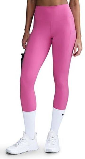 Женские леггинсы Nike Dri-Fit One 7/8 High-Rise - playful pink