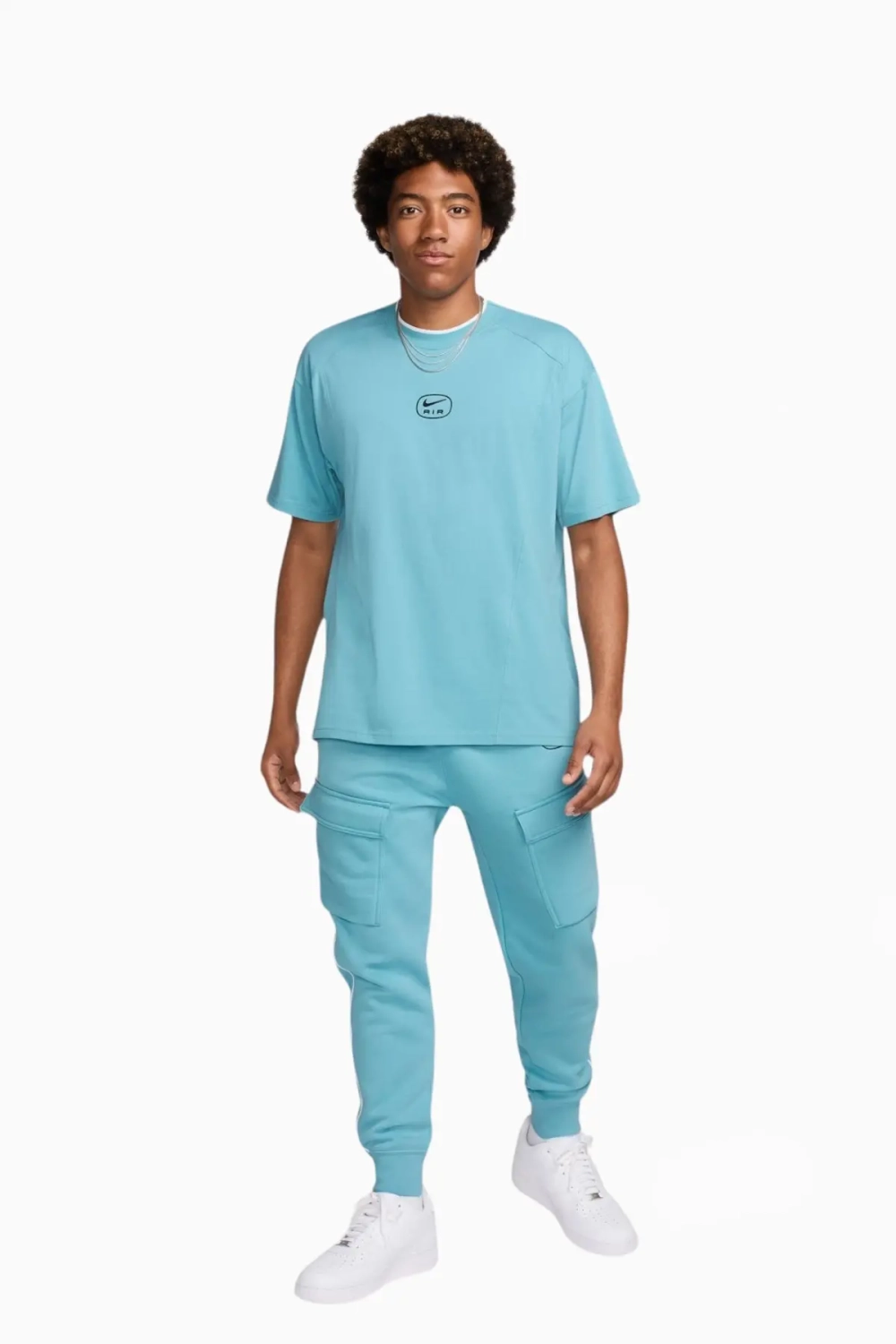 Футболка Nike Swoosh Air - голубой