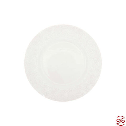 Набор тарелок Royal Classics Белые розы 21 см (2 см)