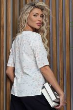 Блуза Джоан (молочная) Б13083-16М LT Collection