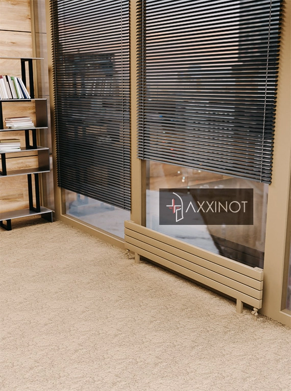 Axxinot Adero ZN 2250 - напольный трубчатый радиатор шириной 2250 мм