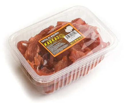 Чипсы вяленые из индейки 500г. Кавказ