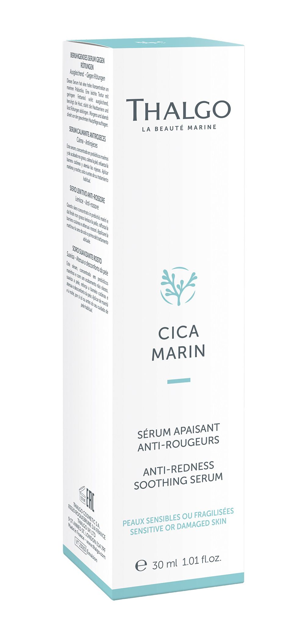Thalgo СICA MARIN Успокаивающая сыворотка против покраснений Anti-redness soothing serum 30 мл