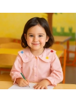 Блузка для девочки оверсайз.