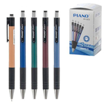 Ручка шарик. масл. автомат. 0,5мм. "Piano" синяя, корпус ассорти (Piano)