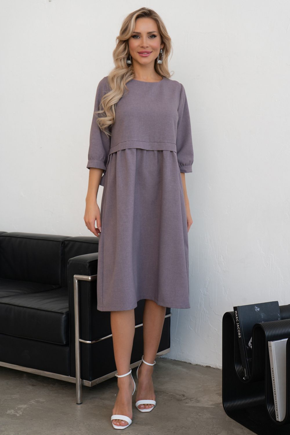 Платье Арчи (пудровый) Р11-1028/6 Nikol (Акция)