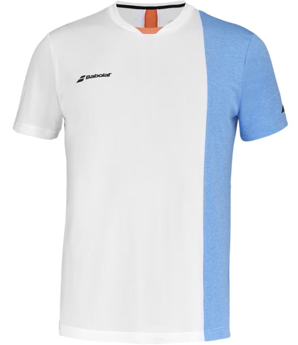 Мужская теннисная футболка Babolat Play Crew Neck - разноцветный