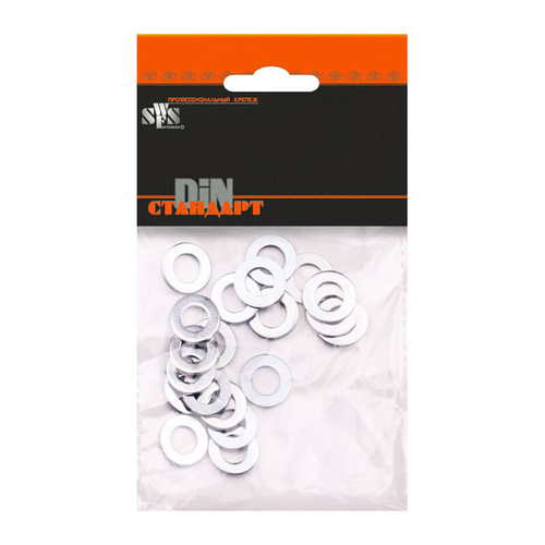 Шайба плоская DIN125 М12 (8 шт) пакетик