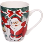Кружка керамическая 370мл «Новогодняя», микс рисунков